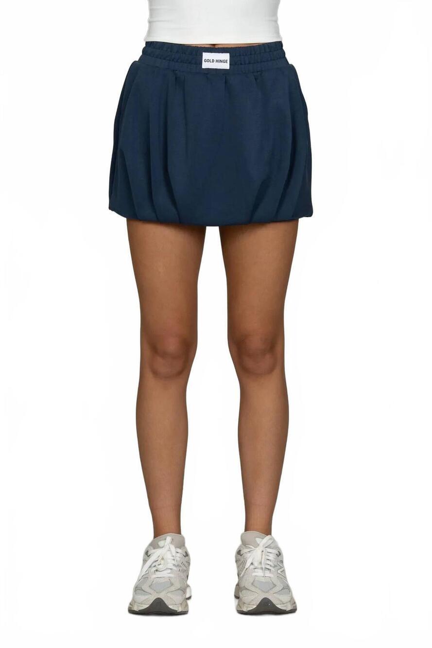 NEW GOLD HINGE luxesoft bubble skirt in natural